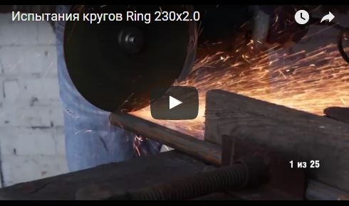 Испытания кругов Ring 230х2.0